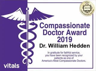 Compassionate Doctor Award Dr. William Hedden