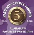 Patients' Choice Award 5-Year